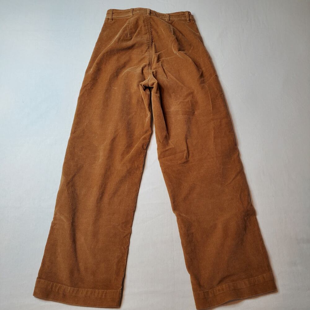 Everlane Women's Size 4 Wide Leg Corduroy Pant Brown - Picture 5 of 8